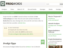 Tablet Screenshot of frogwords.de